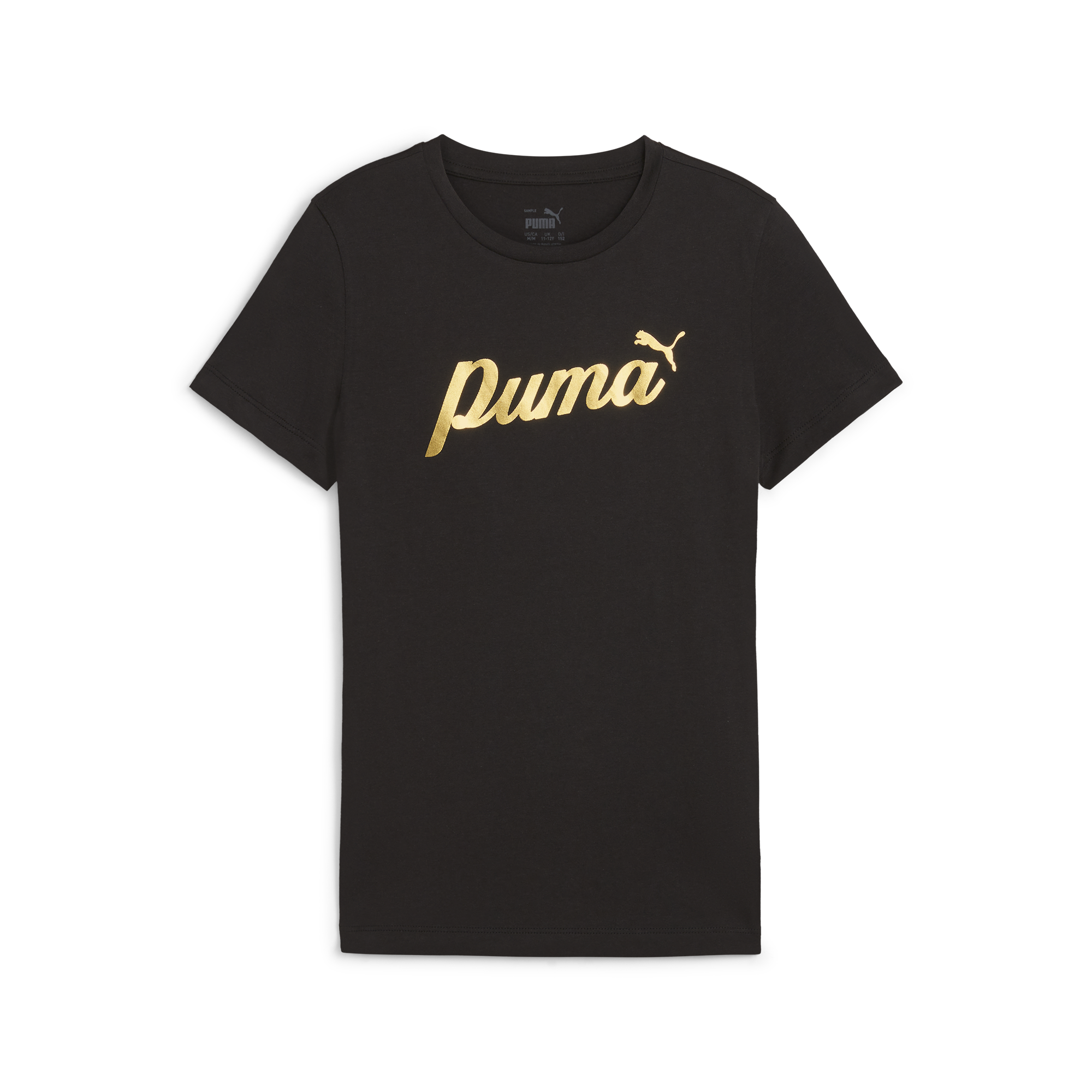 PUMA Ess Script Metallic Girls Tee