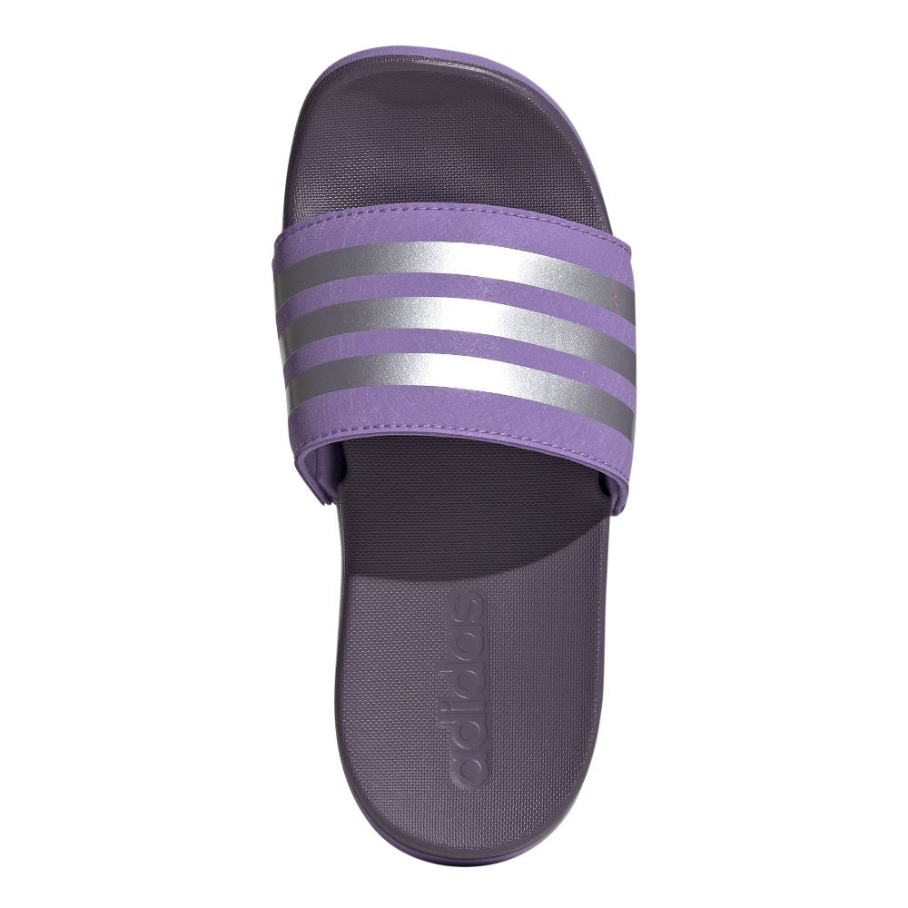 Purple adidas sliders best sale