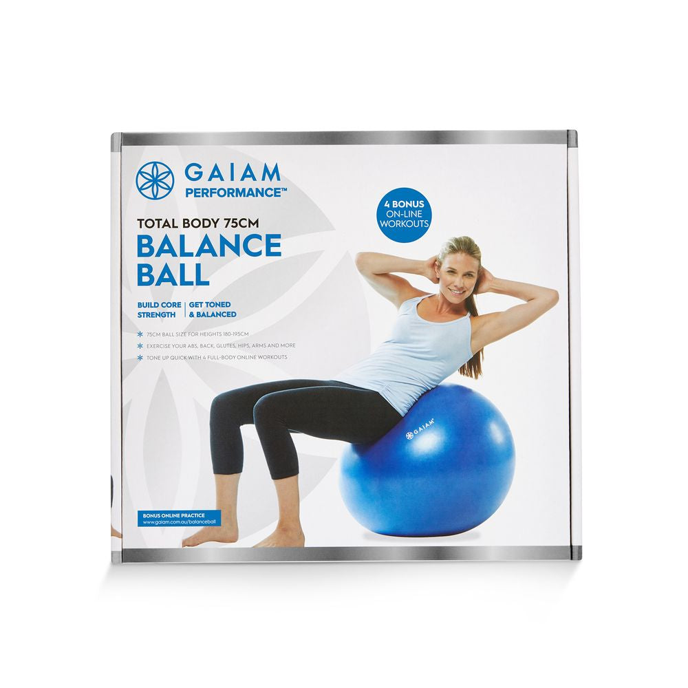 Gaiam Performance Balance Ball Kit - 75cm – SportsPower Australia