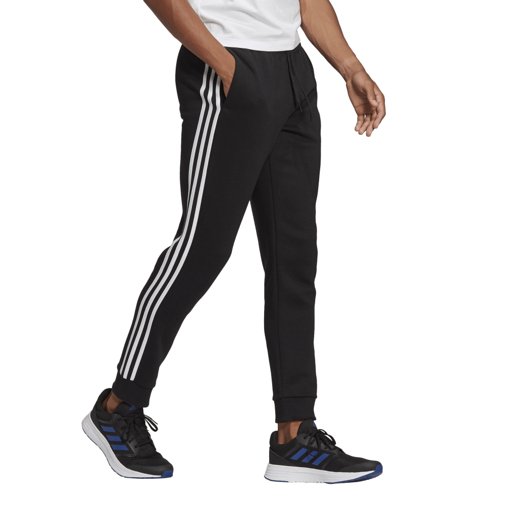 Amazon.com: adidas Men's Essentials Fleece Open Hem 3-Stripes Pants, Black,  X-Small : Sports & Outdoors