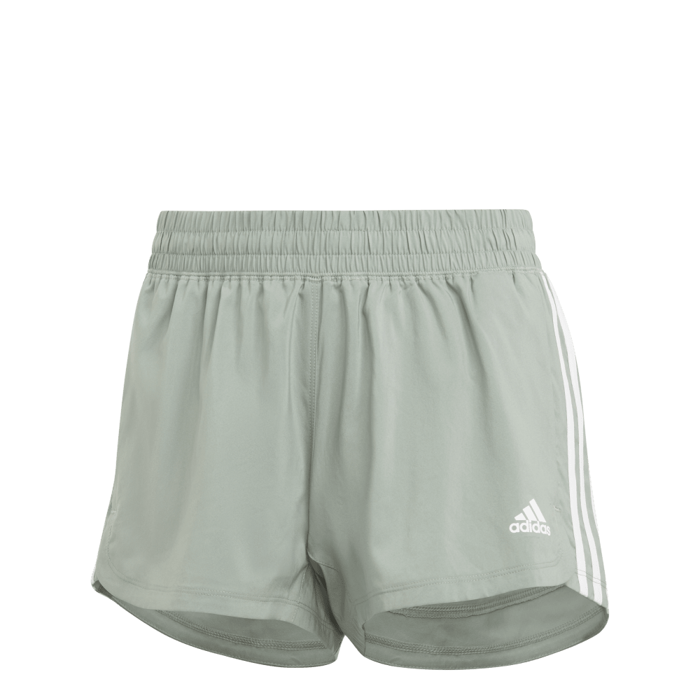 adidas Pacer 3-Stripes Woven Shorts - Grey, Women's Training