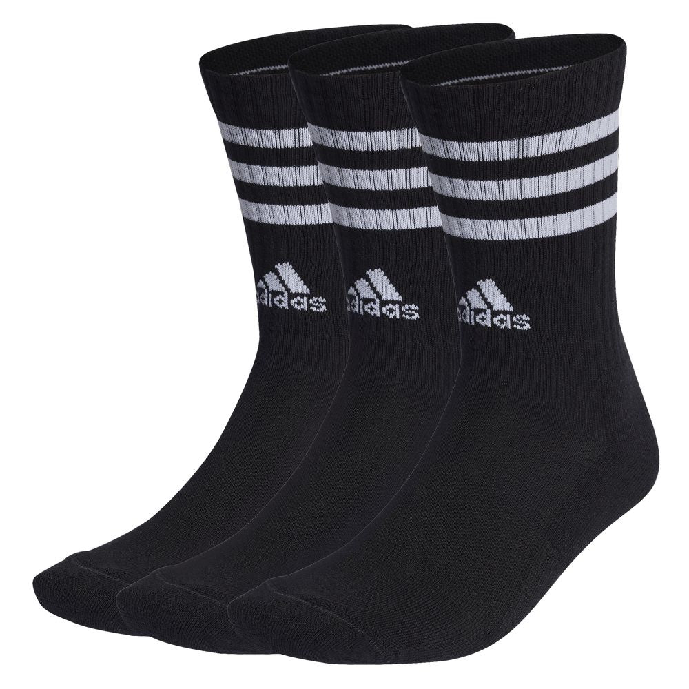 adidas 3-Stripes Cushioned Crew Socks - 3 Pairs – SportsPower Australia